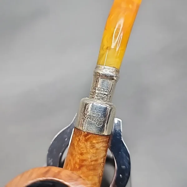Peterson Amber Spigot 65, Smooth Bent Billiard Estate Briar Pipe, Unsmoked [SOLD OUT] - Image 7