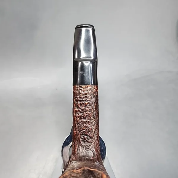 Primo Flammee Sand 1, Sandblasted Dublin Estate Briar Pipe, Italy [SOLD OUT] - Image 7