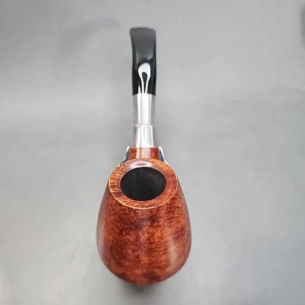 Viking Classic Smooth Bent Danish Volcano Estate Briar Pipe, Unsmoked [SOLD OUT] - Image 7