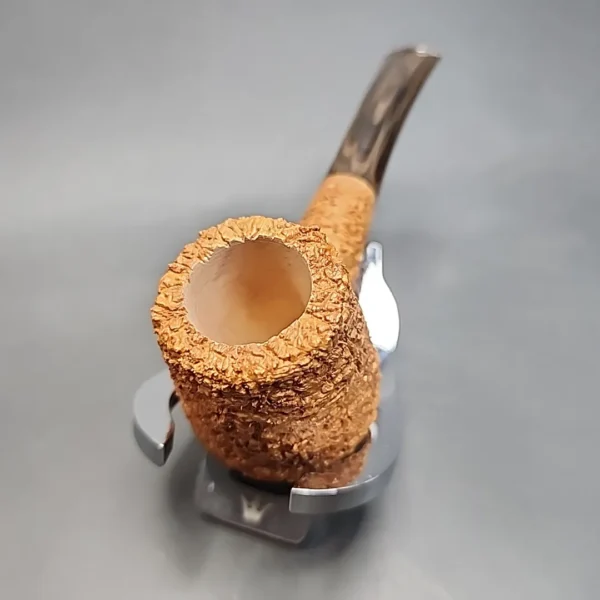 Pipe Tristan Shape 55 Handmade Rusticated Briar Pipe, New [SOLD OUT] - Image 7