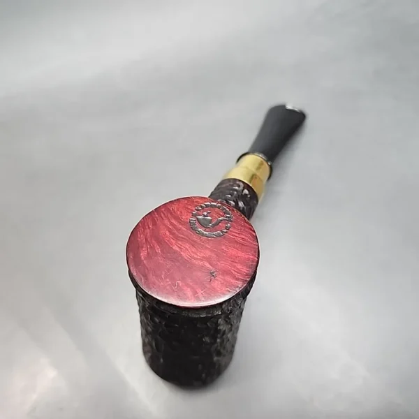 Karim Rusticated Poker Handmade Briar Pipe, New - Image 7