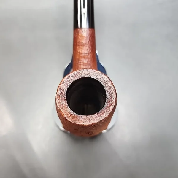 1964 Dunhill Tanshell 120 FT, 4T Sandblasted Bent Billiard Estate Briar Pipe, 6mm [SOLD OUT] - Image 7