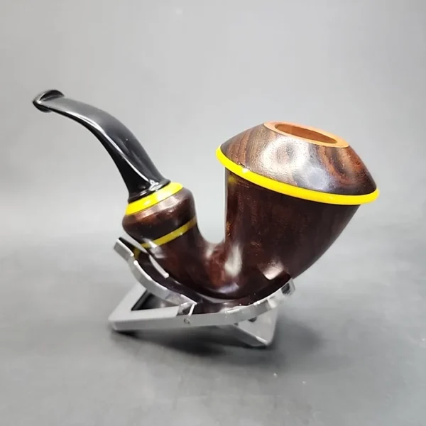 Karim Smooth Calabash Handmade Briar Pipe, New [SOLD OUT] - Image 7