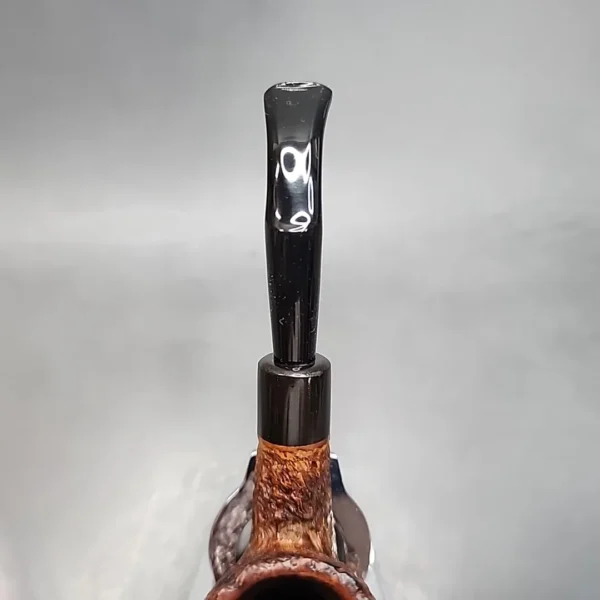 King's Ransom London Made 7190, Rusticated Bent Volcano Briar Pipe, English Estates [SOLD OUT] - Image 7