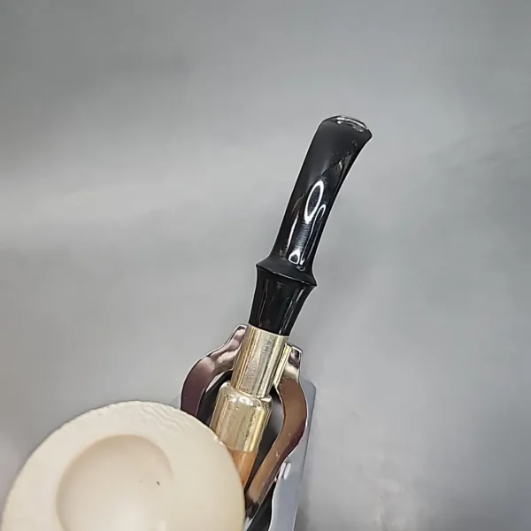 Block Meerschaum and Silver Calabash Pipe, New [SOLD OUT] - Image 7
