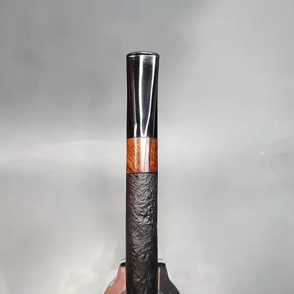WO Larsen Sandblasted Liverpool Estate Briar Pipe - Image 6