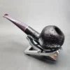 Sean Reum Black Sandblasted Acorn Handmade Briar Pipe, New - Image 8