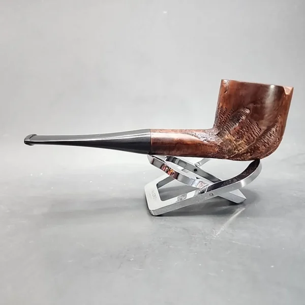 Custombilt Partially Rusticated Straight Pot Estate Briar Pipe [SOLD OUT] - Image 8