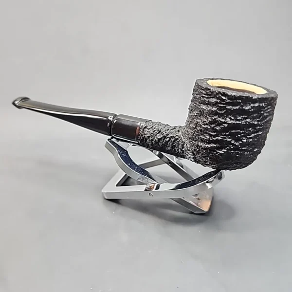 Peterson's Drymeer Sandblasted Straight Pot Estate Briar Pipe, Meerschaum Lined [SOLD OUT] - Image 8