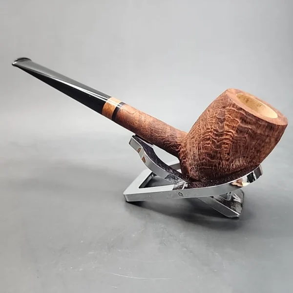 Pipe Tristan Sandblasted Cutty Handmade Briar Pipe, France [SOLD OUT] - Image 8