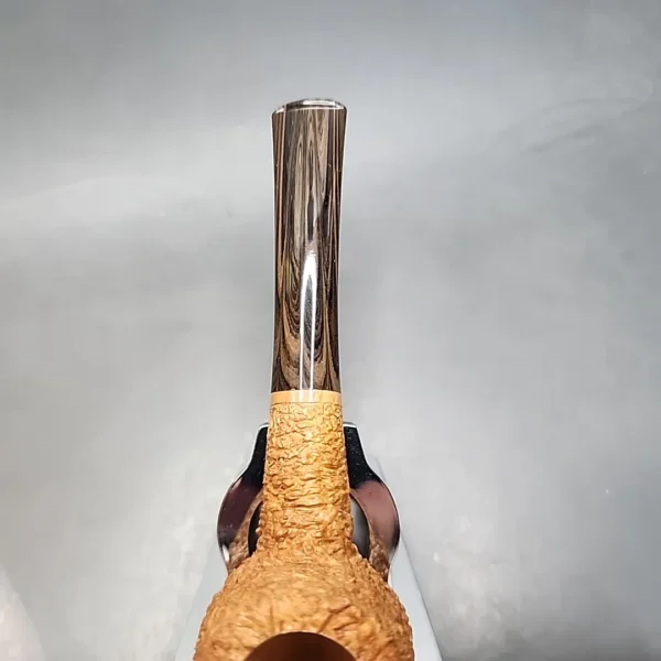Pipe Tristan Shape 55 Handmade Rusticated Briar Pipe, New [SOLD OUT] - Image 8