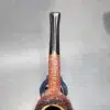Don Roberto Meerschaum Lined Rusticated Billiard Estate Briar Pipe - Image 8