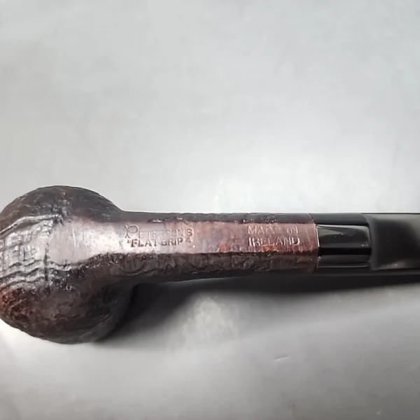 Pre-Republic Peterson's Flat Grip Sandblasted Estate Briar Pipe, Ii - Image 6