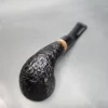 No Name Partially Rusticated Bent Dublin Estate Briar Pipe, Unsmoked [SOLD OUT] - Image 8