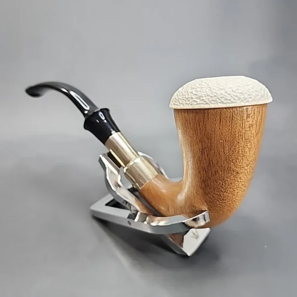 Block Meerschaum and Silver Calabash Pipe, New [SOLD OUT] - Image 8