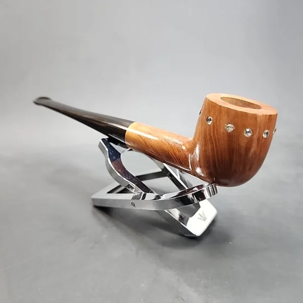 Mastercraft Handmade Smooth Straight Billiard Estate Briar Pipe, Unsmoked - Image 8
