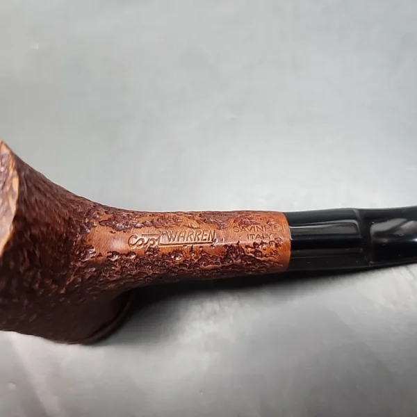 Savinelli Capt Warren Sandblasted Estate Briar Pipe [SOLD OUT] - Image 8