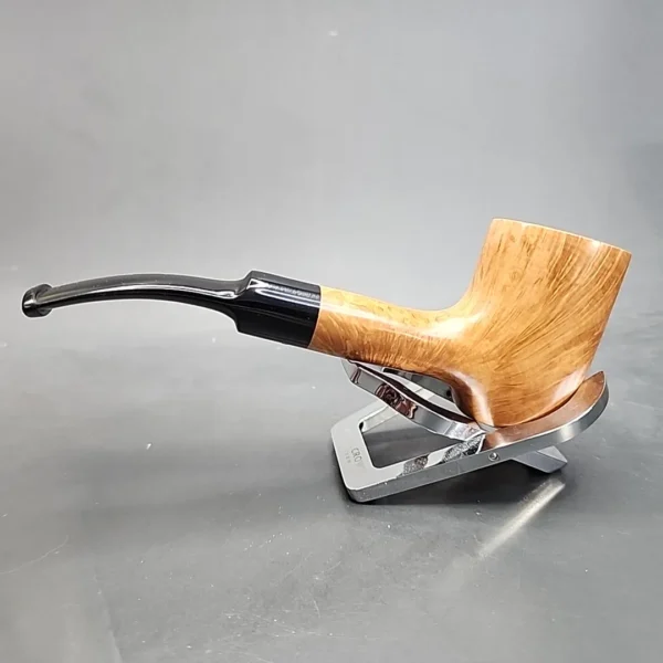 Roma Smooth Slightly Bent Poker Estate Briar Pipe, Unsmoked [SOLD OUT] - Image 9
