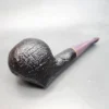 Sean Reum Black Sandblasted Acorn Handmade Briar Pipe, New - Image 9