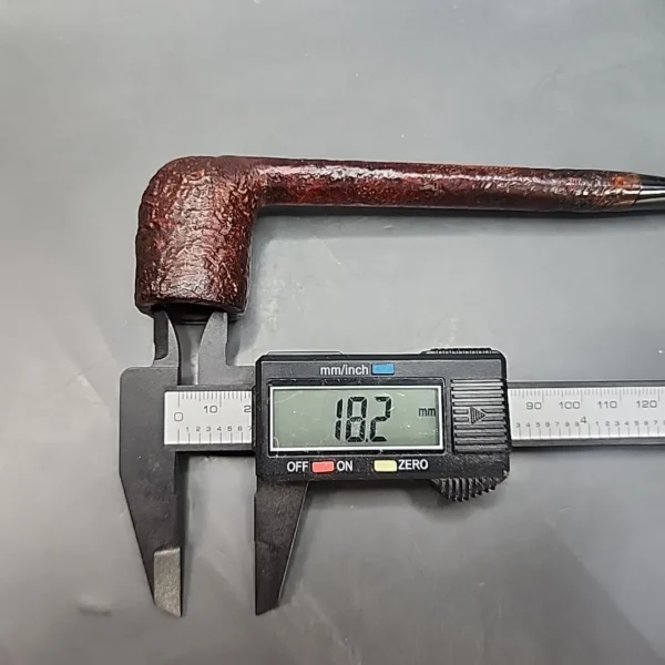 Orlik De Luxe Sandblasted Canadian Estate Briar Pipe - Image 9