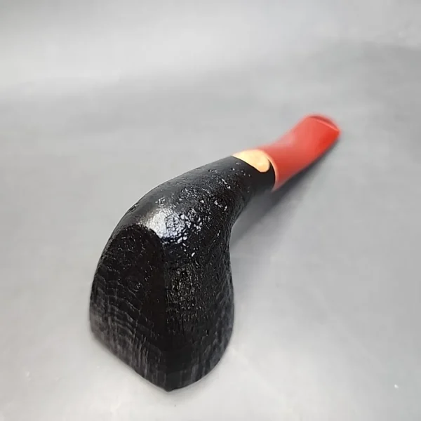 Sean Reum Pipes Sandblasted Paneled Dublin Handmade Briar Pipe, New - Image 9
