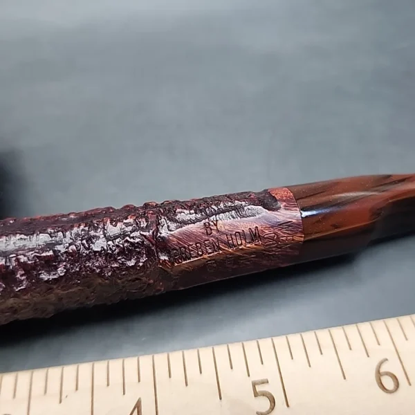 Unsmoked Preben Holm Wengholt Rusticated Stack Billiard Estate Briar Pipe [SOLD OUT] - Image 9