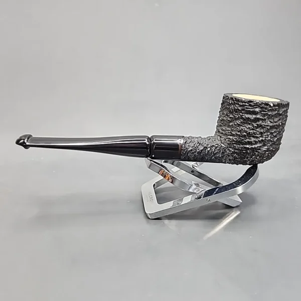 Peterson's Drymeer Sandblasted Straight Pot Estate Briar Pipe, Meerschaum Lined [SOLD OUT] - Image 9