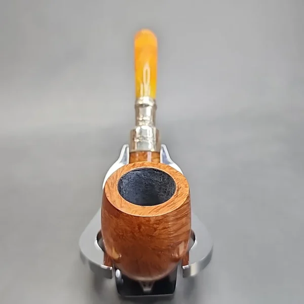 Peterson Amber Spigot 65, Smooth Bent Billiard Estate Briar Pipe, Unsmoked [SOLD OUT] - Image 9