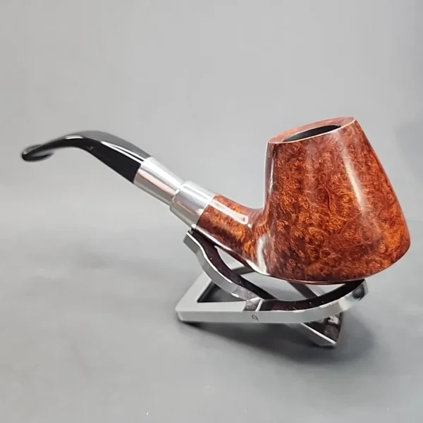 Viking Classic Smooth Bent Danish Volcano Estate Briar Pipe, Unsmoked [SOLD OUT] - Image 9