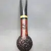 Karim Partially Rusticated Devil Anse Handmade Briar Pipe, New - Image 9