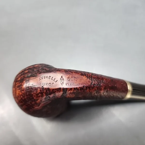 Savinelli Luxor 602 Sandblasted Bent Billiard Estate Briar Pipe, 6mm [SOLD OUT] - Image 9