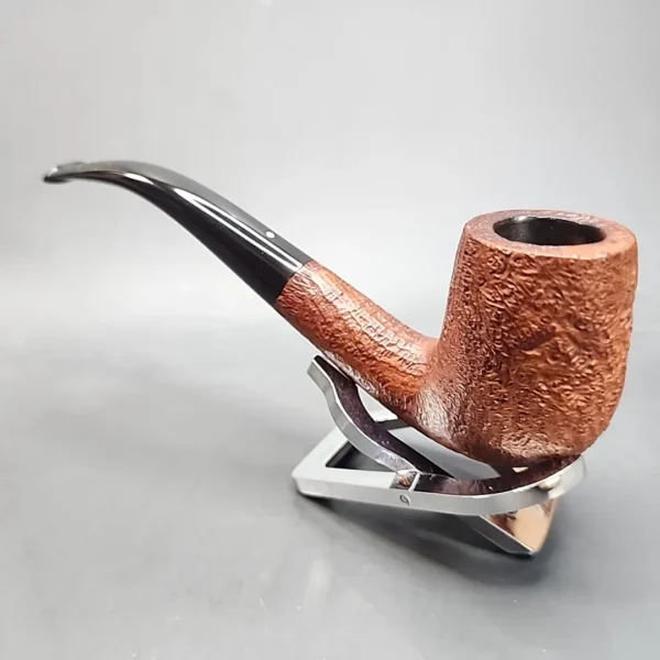 1964 Dunhill Tanshell 120 FT, 4T Sandblasted Bent Billiard Estate Briar Pipe, 6mm [SOLD OUT] - Image 9