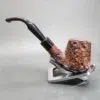 King's Ransom London Made 7190, Rusticated Bent Volcano Briar Pipe, English Estates [SOLD OUT] - Image 9