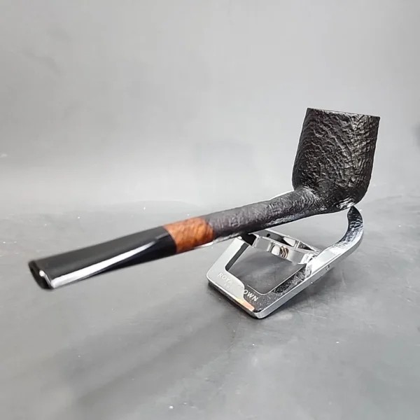 WO Larsen Sandblasted Liverpool Estate Briar Pipe - Image 8