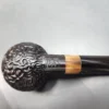 Karim Rusticated Small Straight Apple Briar Pipe, New - Image 9