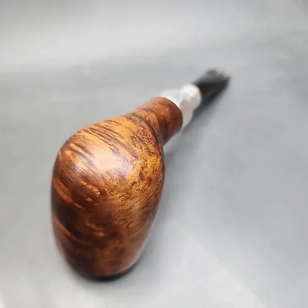 L. Wood (Les Wood, of Ferndown) Smooth Straight Billiard Spigot Estate Briar Pipe [SOLD OUT] - Image 10