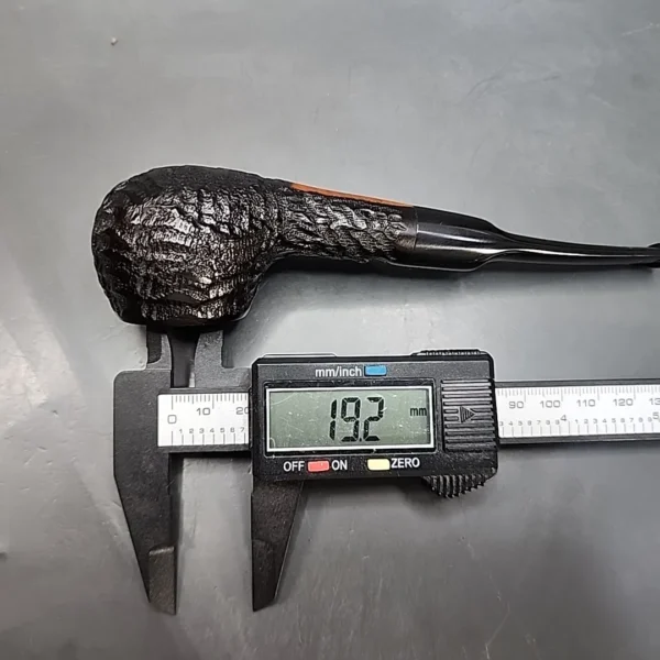 Baraccini Rusticated Straight Apple Estate Briar Pipe, Unsmoked [SOLD OUT] - Image 10