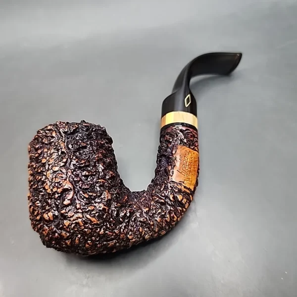 Brebbia Rocciata 600, Rusticated Oom Paul Estate Briar Pipe [SOLD OUT] - Image 10