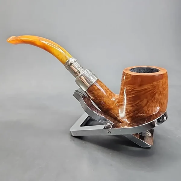 Peterson Amber Spigot 65, Smooth Bent Billiard Estate Briar Pipe, Unsmoked [SOLD OUT] - Image 10