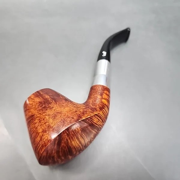 Viking Classic Smooth Bent Danish Volcano Estate Briar Pipe, Unsmoked [SOLD OUT] - Image 10