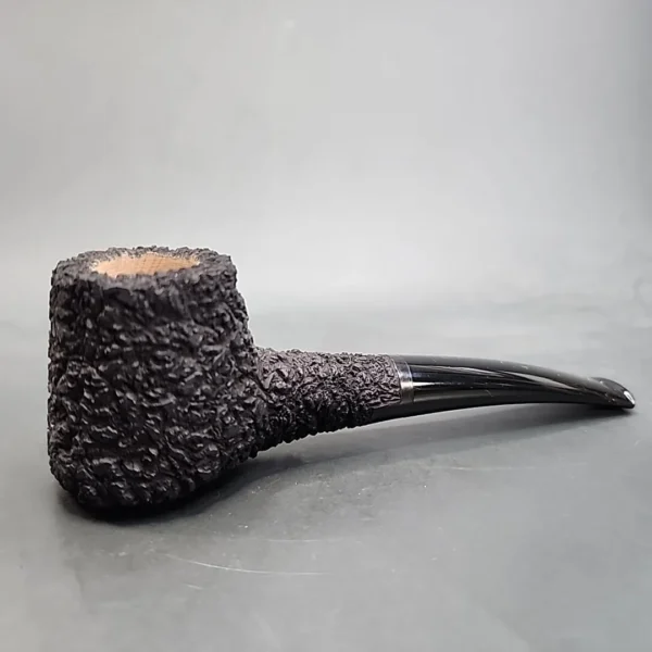 Pipe Tristan Rusticated Shape 55 Handmade Briar Pipe, France [SOLD OUT] - Image 10