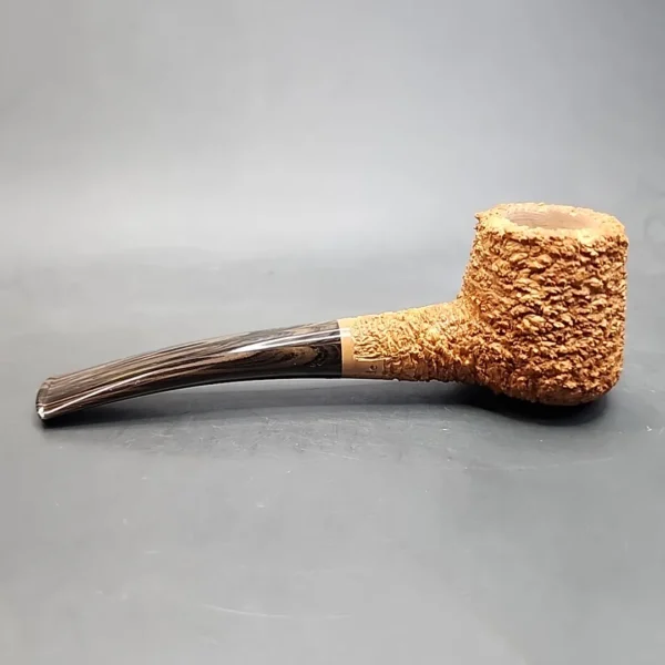 Pipe Tristan Shape 55 Handmade Rusticated Briar Pipe, New [SOLD OUT] - Image 10