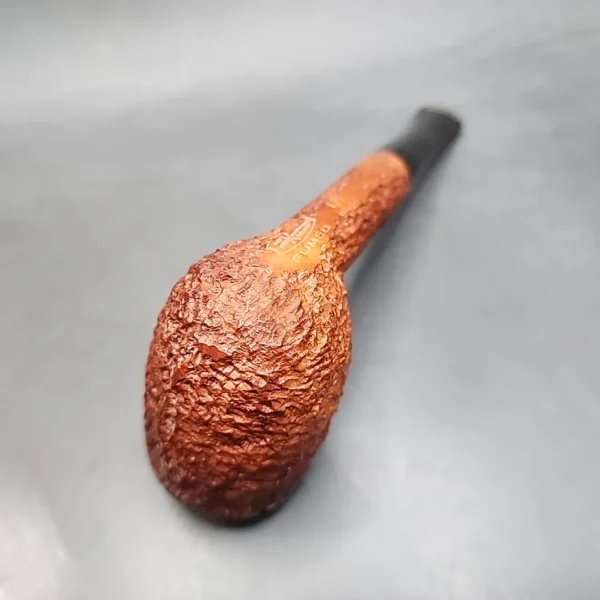 Don Roberto Meerschaum Lined Rusticated Billiard Estate Briar Pipe - Image 10