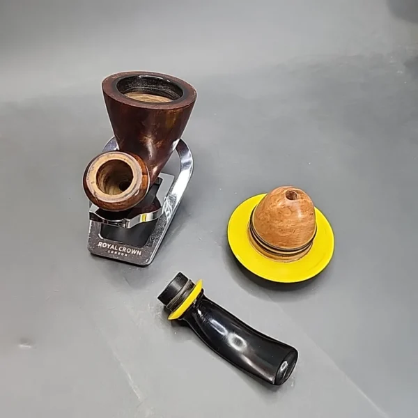 Karim Smooth Calabash Handmade Briar Pipe, New [SOLD OUT] - Image 9