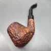 King's Ransom London Made 7190, Rusticated Bent Volcano Briar Pipe, English Estates [SOLD OUT] - Image 10