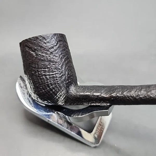 WO Larsen Sandblasted Liverpool Estate Briar Pipe - Image 9