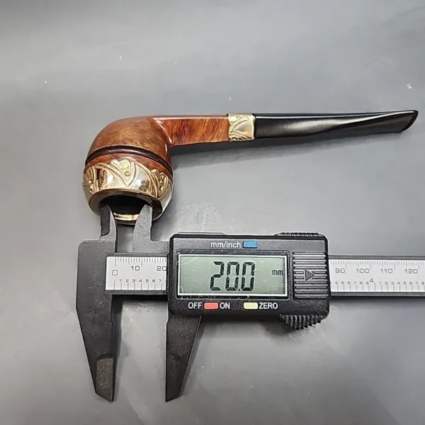G.F.B. Gold Mounted Smooth Bulldog Estate Briar Pipe [SOLD OUT] - Image 10