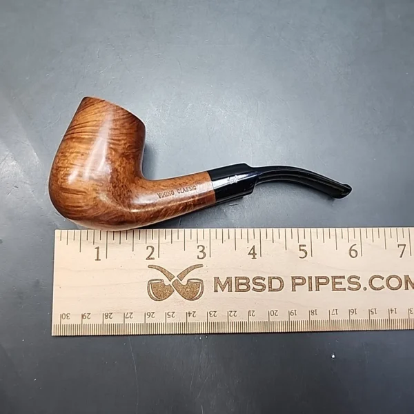 Viking Classic Smooth Bent Brandy Estate Briar Pipe, Unsmoked [SOLD OUT] - Image 11