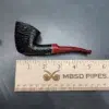Sean Reum Pipes Sandblasted Paneled Dublin Handmade Briar Pipe, New - Image 11