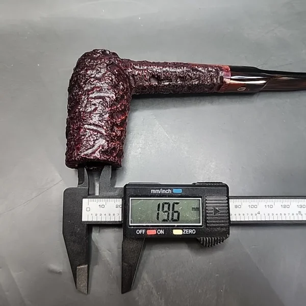 Unsmoked Preben Holm Wengholt Rusticated Stack Billiard Estate Briar Pipe [SOLD OUT] - Image 11
